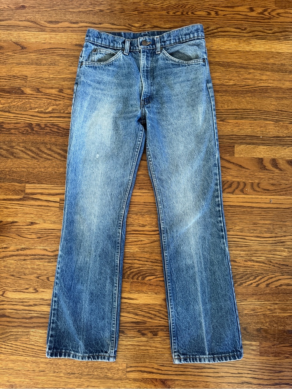 Levi's Orange tag Vintage Faded Blue Straight Jeans 30x28